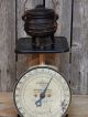 Antique Primitive Rare Black & White Farm Kitchen Scale 24 Lbs Primitives photo 3