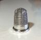 Antique 1903 Charles Horner Chester England Sterling Silver Thimble Size 11 Thimbles photo 3