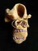 Single Native American Indian Beaded Baby Moccasin Chewed Deer Skin Early 1900 ' S Native American photo 1