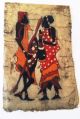 African Batik Art Maasai Kenya Textil Fabric Vintage 1994 Vf 2 Other African Antiques photo 1