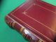 Antique Full Red Leather Ledger - Gilt Trim - - Pristine Other Mercantile Antiques photo 11