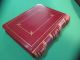 Antique Full Red Leather Ledger - Gilt Trim - - Pristine Other Mercantile Antiques photo 2