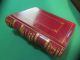 Antique Full Red Leather Ledger - Gilt Trim - - Pristine Other Mercantile Antiques photo 3