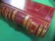 Antique Full Red Leather Ledger - Gilt Trim - - Pristine Other Mercantile Antiques photo 6