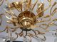Stunning Mid Century Crystal Chandelier Gilded Brass 1960s/70s Bakalowits Era Mid-Century Modernism photo 4