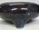 A007: Real Chinese Old Pottery Ware Big Incense Burner With Namako Glaze W/sign. Incense Burners photo 1