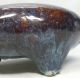 A007: Real Chinese Old Pottery Ware Big Incense Burner With Namako Glaze W/sign. Incense Burners photo 2