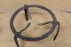 A Rare 18th C Wrought Iron Fireplace Tall Footed Hearth Trivet Old Surface Primitives photo 3