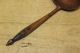 Rare 18th C Carved Wooden Dipper In Maple And Tiger Maple Traces Of Black Paint Primitives photo 3
