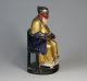 Antique C.  1900 Chinese Gilt Wood Figure Of A Seated Man Other Chinese Antiques photo 2