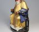 Antique C.  1900 Chinese Gilt Wood Figure Of A Seated Man Other Chinese Antiques photo 5