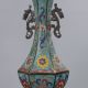 Chinese Antique Cloisonne Handwork Vase W Kangxi Mark C618 Vases photo 2