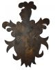 French Medieval Carved Wooden Heraldic Shield Arm,  Knight Wall Plaque Panel Other Antique Woodenware photo 6