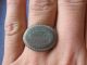Ancient Roman Bronze Legionary Ring With Galley 1 - 2 Ct.  A.  D Rare Roman photo 5