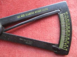 The Moe Diamond Weight Calculator,  Vintage Measuring Gauge Tool photo