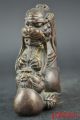 Collectible China Old Copper Carve Dragon And Baby Games Guard Ball Statue Decor Other Antique Chinese Statues photo 1