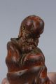 Exquisite Chinese Handmade Woodcarving Lohan Statue Other Antique Chinese Statues photo 7