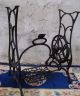 Vintage Treadle Sewing Machine Cast Iron Base,  Table Legs,  Industrial Age Sewing Machines photo 5