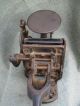 Vintage Antique Mini Miniature Cast Iron Printing Press Baltimore Kelsey Co ? Binding, Embossing & Printing photo 8