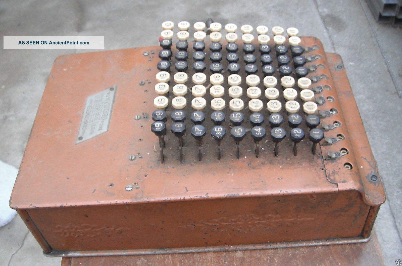 H Model Felt & Tarrant Adding Machine 1914 Comptometer Chicago Usa Serial - 126052 Cash Register, Adding Machines photo
