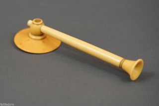 Antique Pinard ' S Monaural Detachable Celluloid Stethoscope Medical Instrument photo
