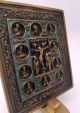 Russia Orthodox Bronze Icon The Crucifixion With Deesis.  19.  Th Cent. Roman photo 3