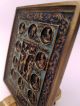 Russia Orthodox Bronze Icon The Crucifixion With Deesis.  19.  Th Cent. Roman photo 4