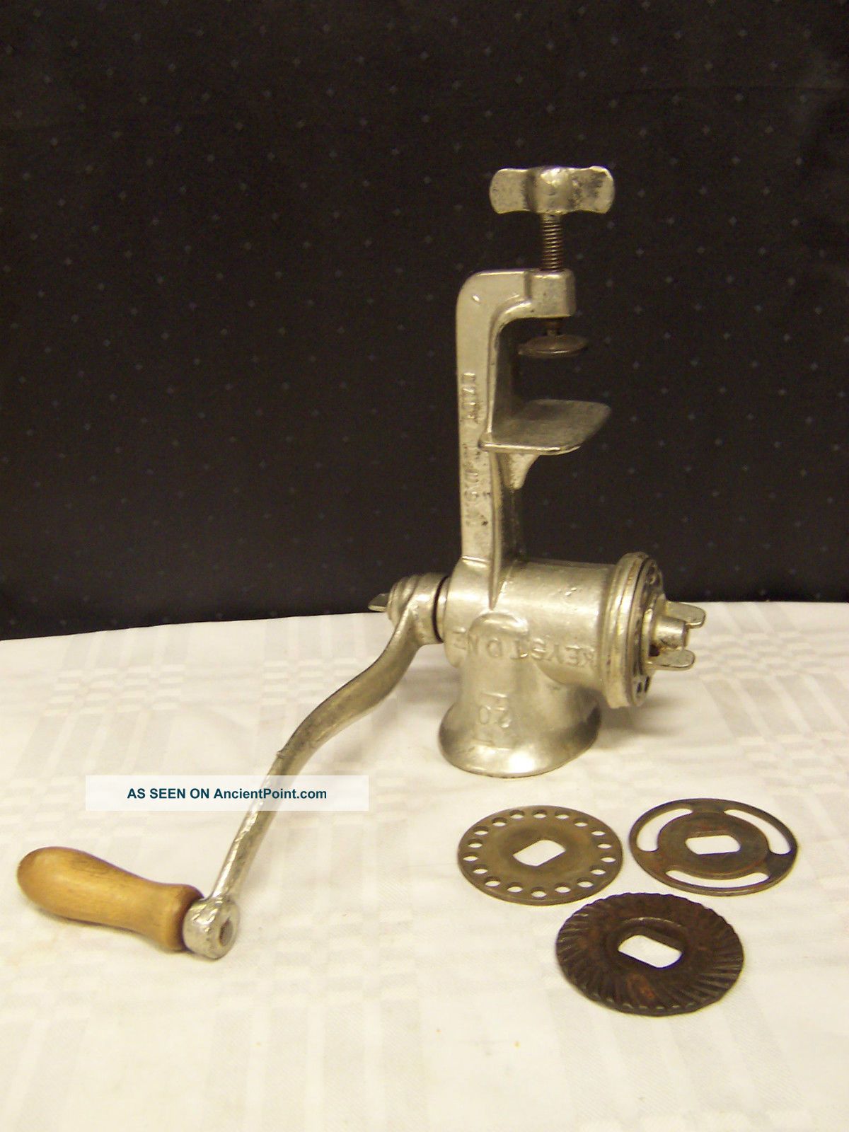 Keystone No.  20 Meat Grinder With 4 Blades Made In Usa - Wonderful Meat Grinders photo