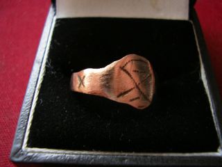 Ancient Roman Copper Ring - - Detector Find photo