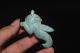 Old Chinese Neolithic Hongshan Turquoise Hand Carved Amulet Pendant W008 Necklaces & Pendants photo 1