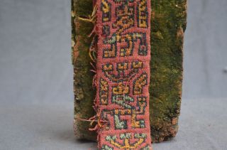 Interesting And Rare Pre Columbian Textile With Animals,  Peru Chimu Culture photo