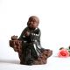Chinese Yixing Zisha Handmade Carved Boy Statue Csy904 Other Antique Chinese Statues photo 4