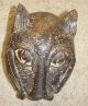 African Leopard Head Benin Africa Nigeria Art Statue Afrika Animal Cat Terracota Masks photo 8