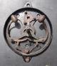 Antique Hand Crank Bronze Door Bell Taylor ' S Patent 1860 Civil War Era Door Bells & Knockers photo 2