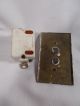 Vintage Push Button Light Switch Brass Wall Plate Cover Antique Switch Plates & Outlet Covers photo 1