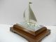 The Sailboat Of Silver950 Of The Most Wonderful Japan.  A Japanese Antique Other Antique Sterling Silver photo 3