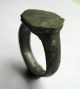 Finest Circa.  100 - 200 A.  D British Found Roman Period Silver Legionary Ring British photo 2