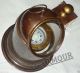Antique - Brass Binnacle Compass / Nautical Boat Lamp / Oil Lamp - Telescopes photo 1