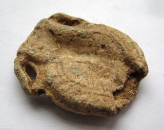 Circa.  1300 A.  D British Found Medieval Period Lead Pilgrim Ampulla - Glastonbury photo