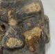 A171: Very Old Japanese Wood Carving Big Noh Mask Of Fierce God Called Beshimi Masks photo 2