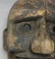 A170: Very Old Japanese Wood Carving Big Noh Mask Of Jealous Female Demon Hannya Masks photo 3
