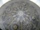 Antique Indo Persain Turkish Warrior Shield Engrave Arabic Calligraphy Islamic photo 5