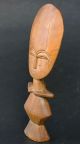 Vtg West African Hand Carved Statue Fertility Doll Akuaba Not A Tourist Souvenir Sculptures & Statues photo 1