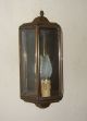 Antique French Brass And Glass Wall Lantern Chandelier Light Sconce Chandeliers, Fixtures, Sconces photo 5