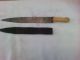 Sudanese Dagger With Leather Sheath Africa Coran Caligrafy Long Other African Antiques photo 1