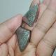 Pair Lightning Stone Blessed Charm Java Batu Petir Indonesia Java Amulet Pacific Islands & Oceania photo 2