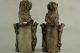 Collectibles Old Decorated Handwork White Copper Carving Kylin Pair Statue W Other Antique Chinese Statues photo 2