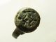 Ancient Post - Medieval Bronze Seal - Ring (675). Other Antiquities photo 1