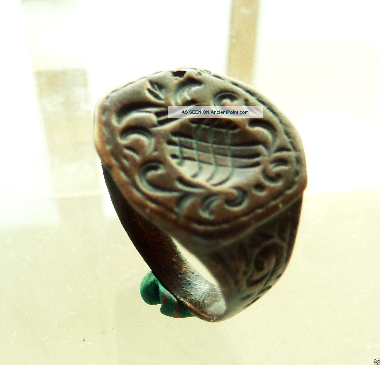 Post - Medieval Bronze Seal - Ring (895). Other Antiquities photo