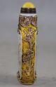 Chinese Peking Glass Carved Snuff Bottles Snuff Bottles photo 2